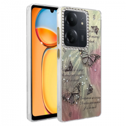 Xiaomi Redmi 13c Kılıf Blade Aynalı Desenli Kapak - Desen 6 Xiaomi Redmi 13c Kılıf Blade Aynalı Desenli Kapak - Desen 6