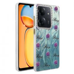 Xiaomi Redmi 13c Kılıf Blade Aynalı Desenli Kapak - Desen 9 Xiaomi Redmi 13c Kılıf Blade Aynalı Desenli Kapak - Desen 9