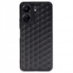 Xiaomi Redmi 13c Kılıf Petek Silikon Kapak - Siyah