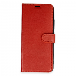 Xiaomi Redmi 13c Kılıf Trend S Plus Kapaklı Kılıf - Kırmızı Xiaomi Redmi 13c Kılıf Trend S Plus Kapaklı Kılıf - Kırmızı