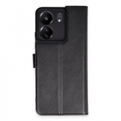 Xiaomi Redmi 13c Kılıf Trend S Plus Kapaklı Kılıf - Siyah