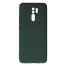 Xiaomi Redmi 9 Kılıf Nano İçi Kadife Silikon - Koyu Yeşil