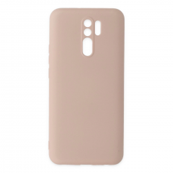 Xiaomi Redmi 9 Kılıf Nano İçi Kadife Silikon - Pudra Xiaomi Redmi 9 Kılıf Nano İçi Kadife Silikon - Pudra