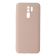 Xiaomi Redmi 9 Kılıf Nano İçi Kadife Silikon - Pudra