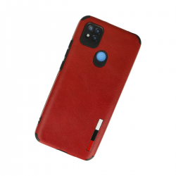 Xiaomi Redmi 9c Kılıf Loop Deri Silikon - Kırmızı Xiaomi Redmi 9c Kılıf Loop Deri Silikon - Kırmızı
