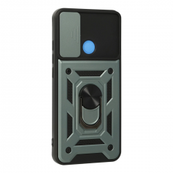 Xiaomi Redmi 9c Kılıf Pars Lens Yüzüklü Silikon - Yeşil Xiaomi Redmi 9c Kılıf Pars Lens Yüzüklü Silikon - Yeşil