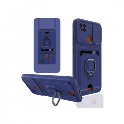 Xiaomi Redmi 9c Kılıf Zuma Kartvizitli Yüzüklü Silikon - Lacivert Xiaomi Redmi 9c Kılıf Zuma Kartvizitli Yüzüklü Silikon - Lacivert