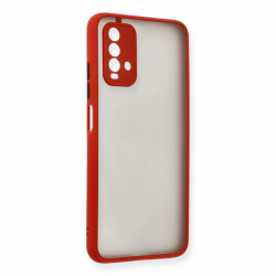 Xiaomi Redmi 9t Kılıf Montreal Silikon Kapak - Kırmızı Xiaomi Redmi 9t Kılıf Montreal Silikon Kapak - Kırmızı