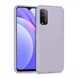 Xiaomi Redmi 9t Kılıf Nano İçi Kadife Silikon - Lila Xiaomi Redmi 9t Kılıf Nano İçi Kadife Silikon - Lila