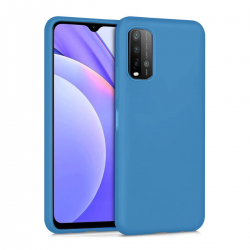 Xiaomi Redmi 9t Kılıf Nano İçi Kadife Silikon - Mavi Xiaomi Redmi 9t Kılıf Nano İçi Kadife Silikon - Mavi