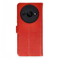 Xiaomi Redmi A3 4g Kılıf Trend S Plus Kapaklı Kılıf - Kırmızı Xiaomi Redmi A3 4g Kılıf Trend S Plus Kapaklı Kılıf - Kırmızı