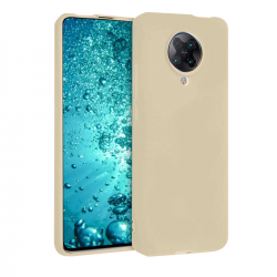 Xiaomi Redmi K30 Pro Kılıf Nano İçi Kadife Silikon - Kemik Xiaomi Redmi K30 Pro Kılıf Nano İçi Kadife Silikon - Kemik