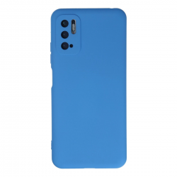 Xiaomi Redmi Note 10 5g Kılıf Nano İçi Kadife Silikon - Mavi Xiaomi Redmi Note 10 5g Kılıf Nano İçi Kadife Silikon - Mavi