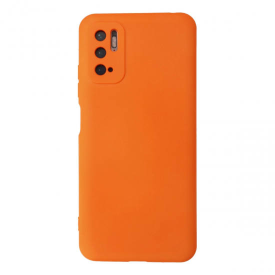 Xiaomi Redmi Note 10 5g Kılıf Nano İçi Kadife Silikon - Turuncu