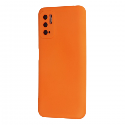 Xiaomi Redmi Note 10 5g Kılıf Nano İçi Kadife Silikon - Turuncu Xiaomi Redmi Note 10 5g Kılıf Nano İçi Kadife Silikon - Turuncu