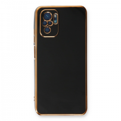 Xiaomi Redmi Note 10 Kılıf Volet Silikon - Siyah Xiaomi Redmi Note 10 Kılıf Volet Silikon - Siyah