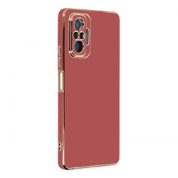 Xiaomi Redmi Note 10 Pro Kılıf Volet Silikon - Kırmızı Xiaomi Redmi Note 10 Pro Kılıf Volet Silikon - Kırmızı