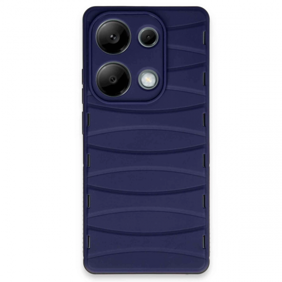 Xiaomi Redmi Note 13 Pro 4g Kılıf Bibercas Silikon Kapak - Lacivert