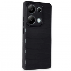 Xiaomi Redmi Note 13 Pro 4g Kılıf Bibercas Silikon Kapak - Siyah