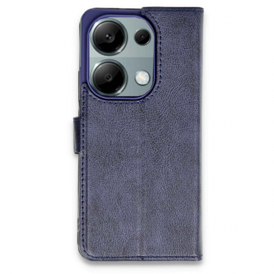 Xiaomi Redmi Note 13 Pro 4g Kılıf Trend S Plus Kapaklı Kılıf - Lacivert