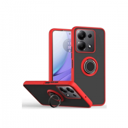 Xiaomi Redmi Note 13 Pro 4g Montreal Yüzüklü Silikon Kapak - Kırmızı Xiaomi Redmi Note 13 Pro 4g Montreal Yüzüklü Silikon Kapak - Kırmızı