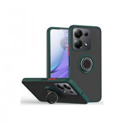 Xiaomi Redmi Note 13 Pro 4g Montreal Yüzüklü Silikon Kapak - Yeşil Xiaomi Redmi Note 13 Pro 4g Montreal Yüzüklü Silikon Kapak - Yeşil