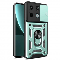 Xiaomi Redmi Note 13 Pro 4g Pars Lens Yüzüklü Silikon - Yeşil Xiaomi Redmi Note 13 Pro 4g Pars Lens Yüzüklü Silikon - Yeşil