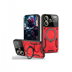 Xiaomi Redmi Note 13 Pro Plus Joy Lens Standlı Kapak - Kırmızı Xiaomi Redmi Note 13 Pro Plus Joy Lens Standlı Kapak - Kırmızı