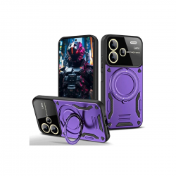 Xiaomi Redmi Note 13 Pro Plus Joy Lens Standlı Kapak - Mor Xiaomi Redmi Note 13 Pro Plus Joy Lens Standlı Kapak - Mor