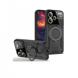 Xiaomi Redmi Note 13 Pro Plus Joy Lens Standlı Kapak - Siyah Xiaomi Redmi Note 13 Pro Plus Joy Lens Standlı Kapak - Siyah