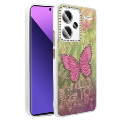 Xiaomi Redmi Note 13 Pro Plus Kılıf Blade Aynalı Desenli Kapak - Desen 5