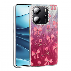 Xiaomi Redmi Note 14 4g Kılıf Blade Aynalı Desenli Kapak - Desen 3 Xiaomi Redmi Note 14 4g Kılıf Blade Aynalı Desenli Kapak - Desen 3