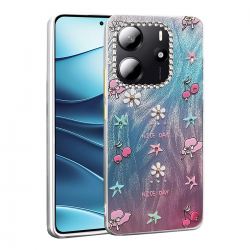 Xiaomi Redmi Note 14 4g Kılıf Blade Aynalı Desenli Kapak - Desen 4 Xiaomi Redmi Note 14 4g Kılıf Blade Aynalı Desenli Kapak - Desen 4