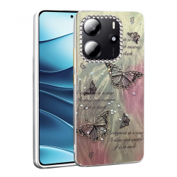 Xiaomi Redmi Note 14 4g Kılıf Blade Aynalı Desenli Kapak - Desen 6 Xiaomi Redmi Note 14 4g Kılıf Blade Aynalı Desenli Kapak - Desen 6