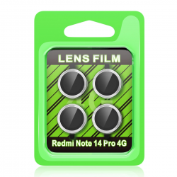 Xiaomi Redmi Note 14 Pro 4g Raze Metal Kamera Lens - Gümüş Xiaomi Redmi Note 14 Pro 4g Raze Metal Kamera Lens - Gümüş