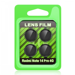 Xiaomi Redmi Note 14 Pro 4g Raze Metal Kamera Lens - Siyah Xiaomi Redmi Note 14 Pro 4g Raze Metal Kamera Lens - Siyah