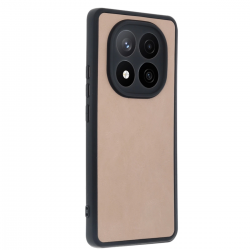 Xiaomi Redmi Note 14 Pro 5g Kılıf Aras Deri Kapak - Pudra Xiaomi Redmi Note 14 Pro 5g Kılıf Aras Deri Kapak - Pudra