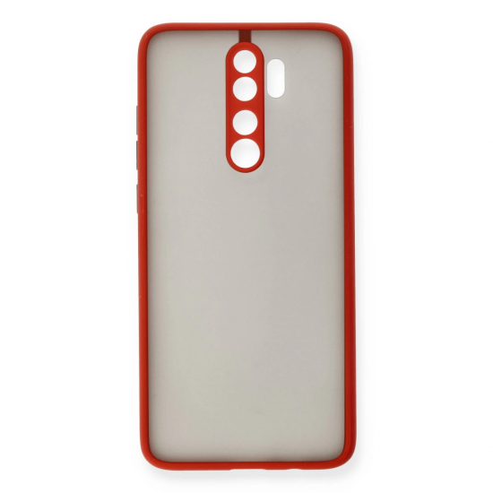 Xiaomi Redmi Note 8 Pro Kılıf Montreal Silikon Kapak - Kırmızı
