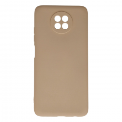 Xiaomi Redmi Note 9 5g Kılıf Nano İçi Kadife Silikon - Bej