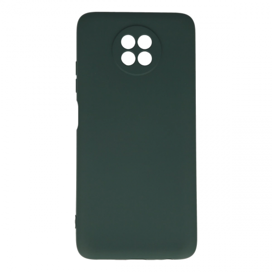 Xiaomi Redmi Note 9 5g Kılıf Nano İçi Kadife Silikon - Koyu Yeşil