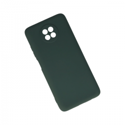 Xiaomi Redmi Note 9 5g Kılıf Nano İçi Kadife Silikon - Koyu Yeşil Xiaomi Redmi Note 9 5g Kılıf Nano İçi Kadife Silikon - Koyu Yeşil