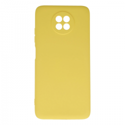 Xiaomi Redmi Note 9 5g Kılıf Nano İçi Kadife Silikon - Sarı Xiaomi Redmi Note 9 5g Kılıf Nano İçi Kadife Silikon - Sarı