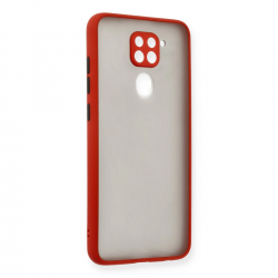 Xiaomi Redmi Note 9 Kılıf Montreal Silikon Kapak - Kırmızı Xiaomi Redmi Note 9 Kılıf Montreal Silikon Kapak - Kırmızı