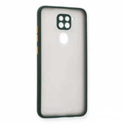 Xiaomi Redmi Note 9 Kılıf Montreal Silikon Kapak - Yeşil Xiaomi Redmi Note 9 Kılıf Montreal Silikon Kapak - Yeşil