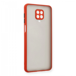 Xiaomi Redmi Note 9 Pro Kılıf Montreal Silikon Kapak - Kırmızı Xiaomi Redmi Note 9 Pro Kılıf Montreal Silikon Kapak - Kırmızı