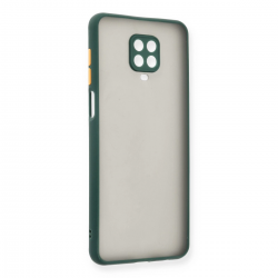 Xiaomi Redmi Note 9 Pro Kılıf Montreal Silikon Kapak - Yeşil Xiaomi Redmi Note 9 Pro Kılıf Montreal Silikon Kapak - Yeşil