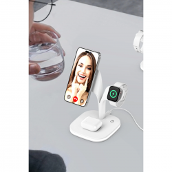 Ym-ud22 Kablosuz Şarj Masaüstü Set - Beyaz Ym-ud22 Kablosuz Şarj Masaüstü Set - Beyaz