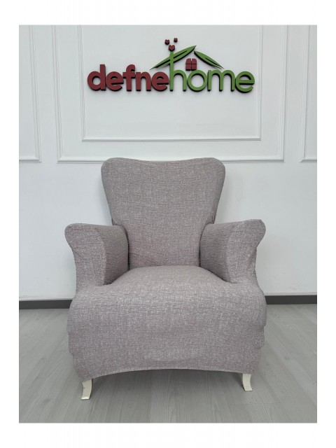 Döşemelik Kumaş Düz Keten Lastikli Kayma Yapmayan 3311 Takım Koltuk Örtüsü
