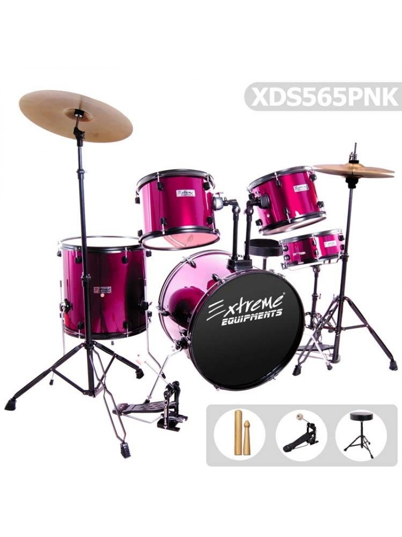Bateri Davul Seti Pembe XDS565PNK Bateri Davul Seti Pembe XDS565PNK