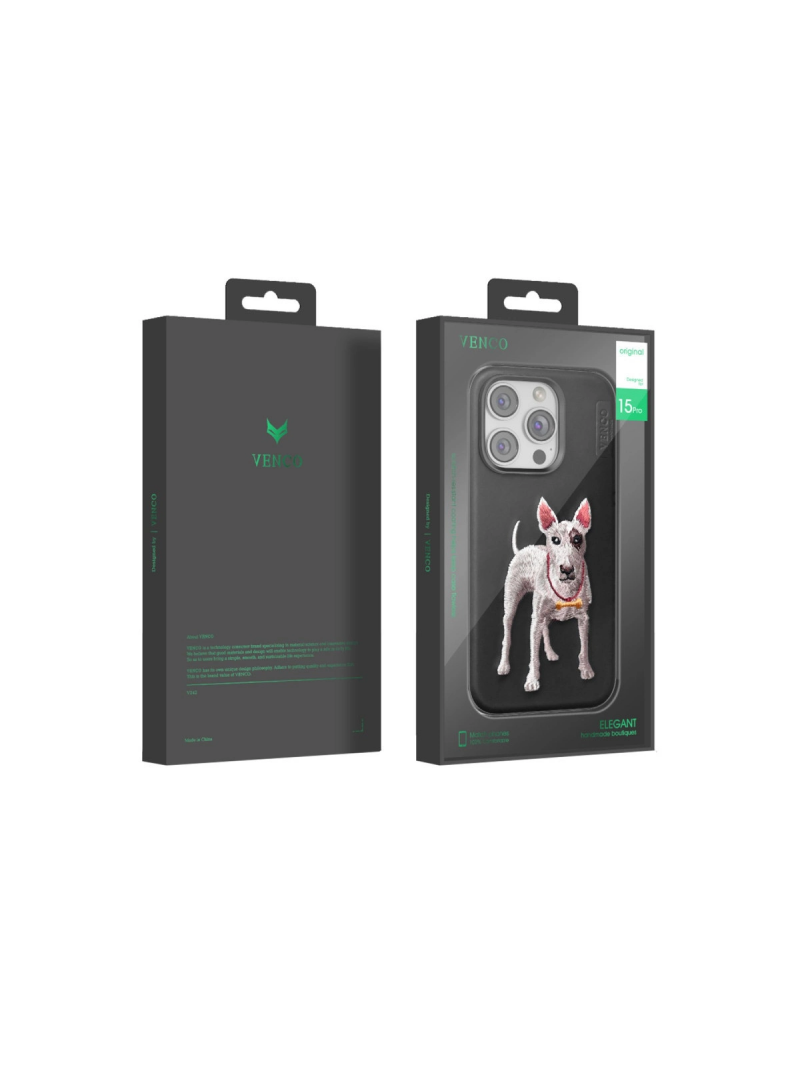 Venco  İphone 14 Pro Max Perma Desenli Kapak - Siyah